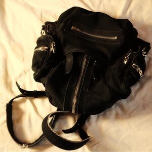 Alexander Wang Dark Green Nubuck Marti Backpack